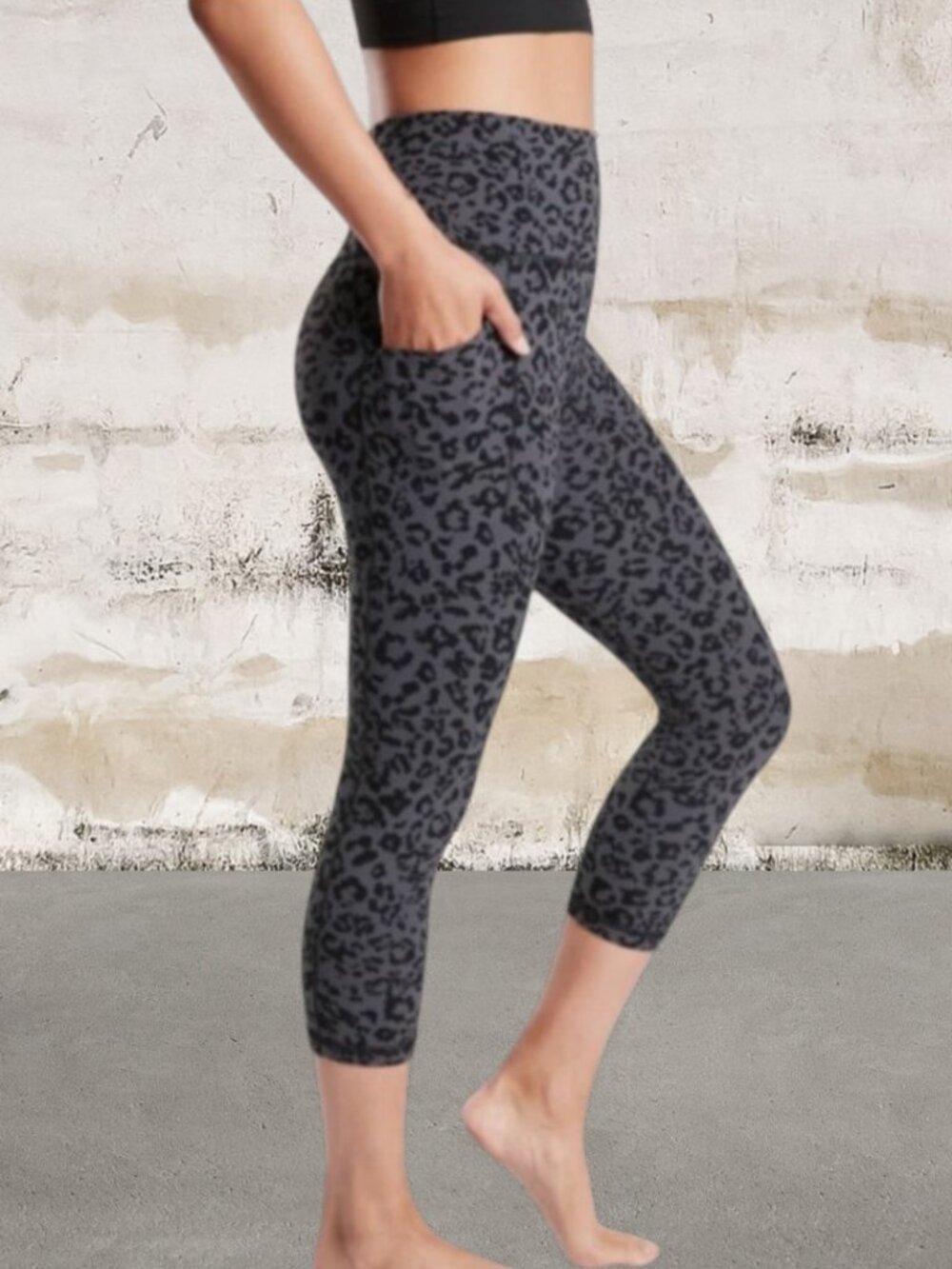 Athleta Elation Ultra High Rise Leopard Print Leggings Size XS
